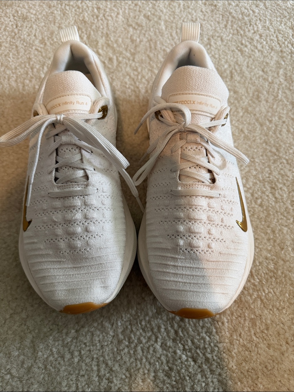 Nike women’s Athletic Shoes with Gold Swoosh